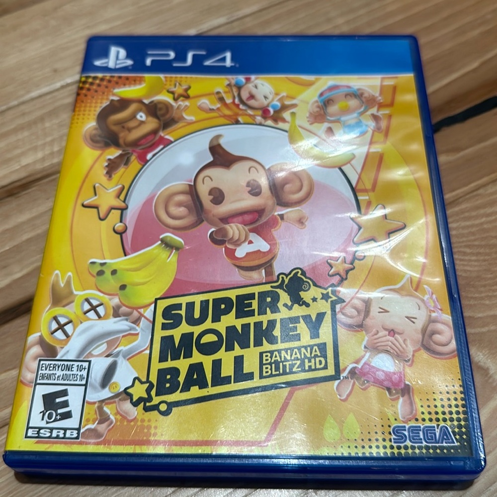PS4 Super Monkey Ball game